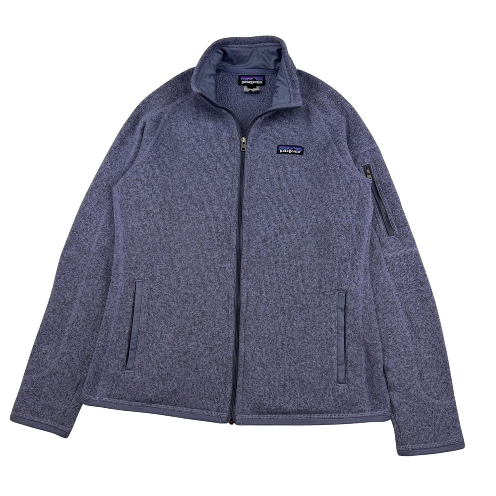 Patagonia Better Sweater Jacket Women M Purple Full Zip Fleece Outdoor Layer